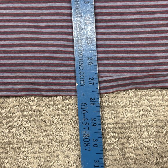 Patagonia Squeaky Clean Polo Shirt Mens Large Striped Organic Cotton 52776 - Picture 9 of 9